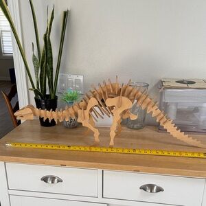 3D Wooden Buildable Dinosaur Puzzle Kit